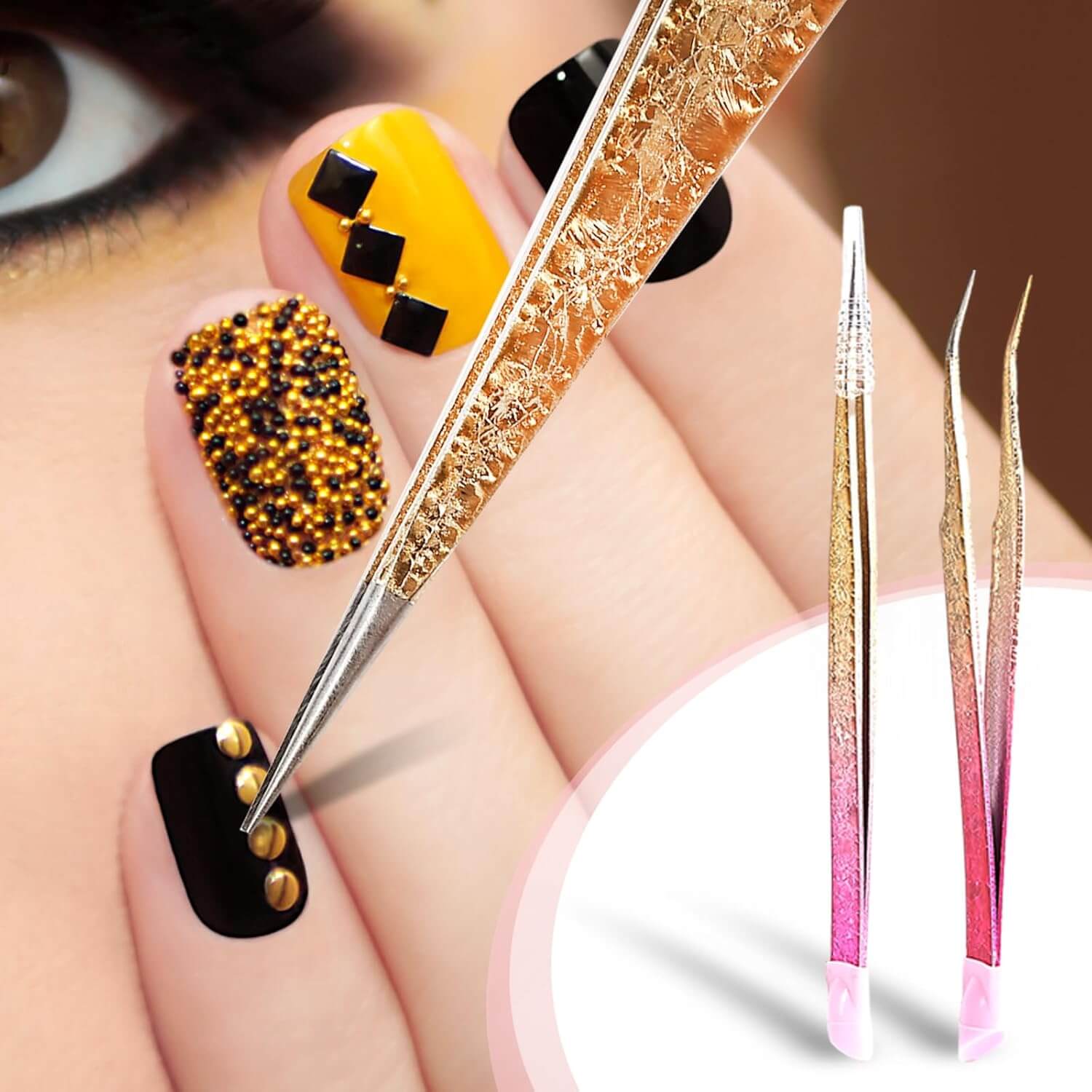 Revibe Zen – Precision Stainless Steel Tweezers - Image 3
